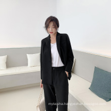 Women's Korean style casual elegant fashionable tied suit set
